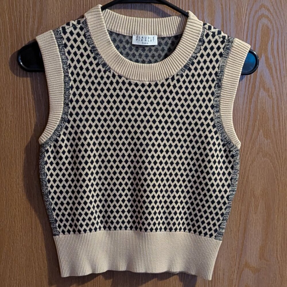 Claudie Pierlot Sweater Vest, S